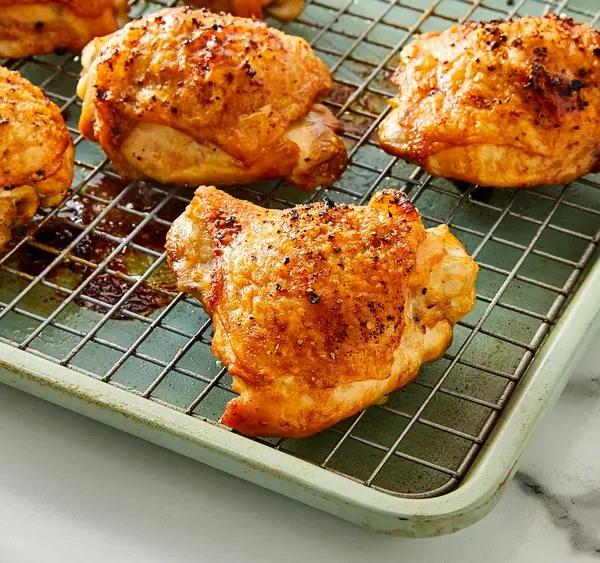 Crispy Baked Chicken Thighs