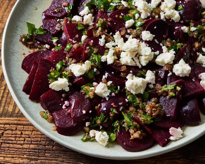 Roasted Beet Salad with Feta