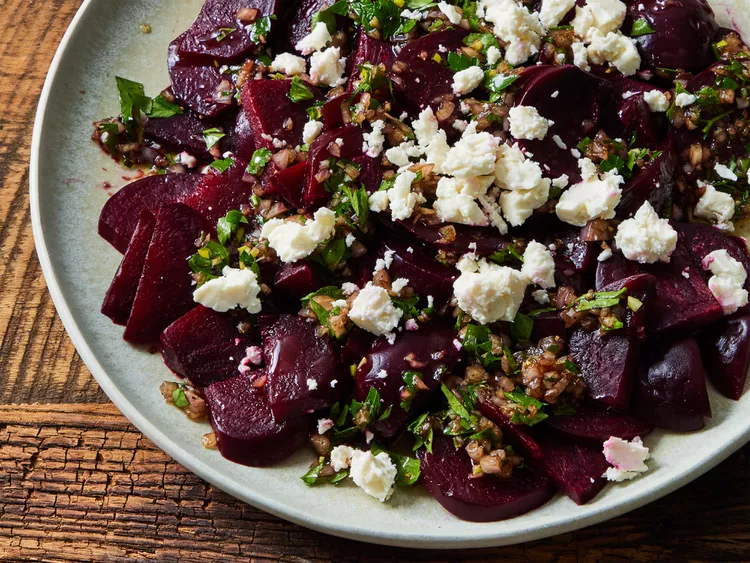 Roasted Beet Salad with Feta