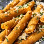 Fried Tossed Taquitos