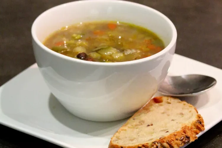 Hot Black Bean and Quinoa Soup