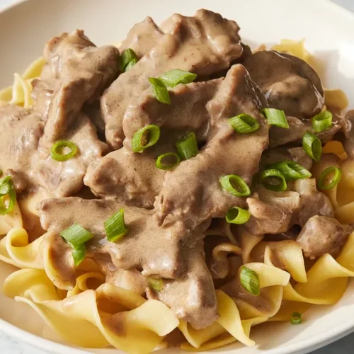 Pasta Beef Stroganoff