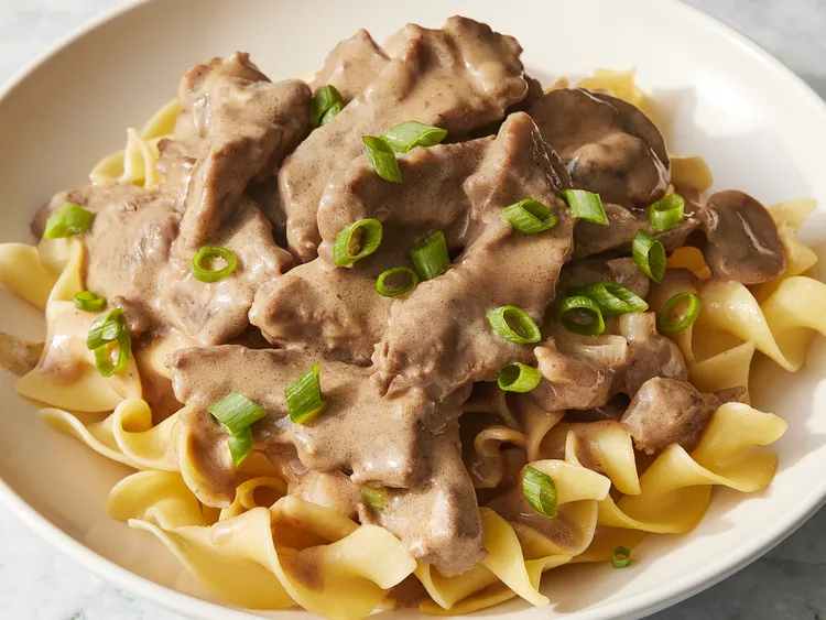 Pasta Beef Stroganoff