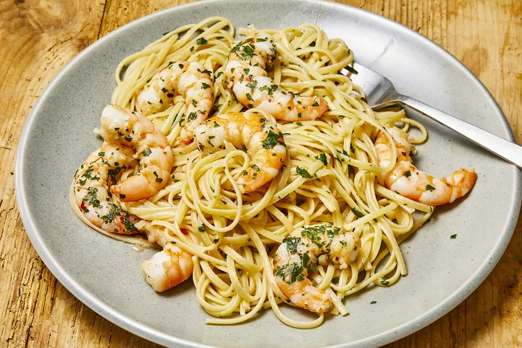 Shrimp Scampi with Pasta